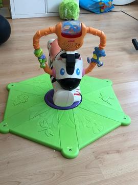 Fisher-Price Bounce 'N Spin Zebra