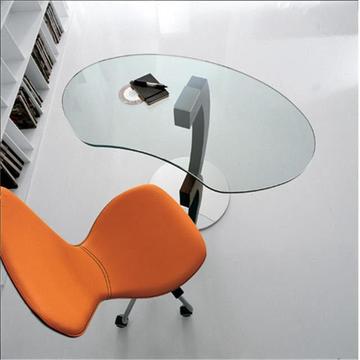 Fabulous Italian designer item - Kirk glass desk by Girogio Cattelan [Cattelan Italia]