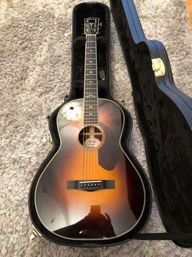 Fender PM-2 Paramount Deluxe Parlor Electric Acoustic Guitar
