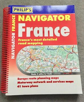 Driving in France? NEW 2018 Spiral-Bound Road Atlas, RRP £20