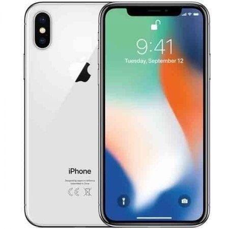 Brand New Apple iPhone X 64GB Silver EE Smartphone With 12 Months Apple Care Warranty