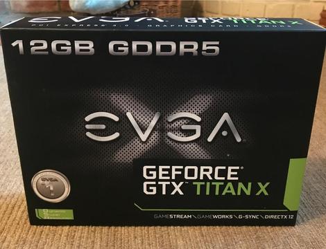 12GB EVGA GeForce GTX Titan X Graphics Card