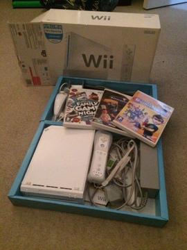 Wii console plus games