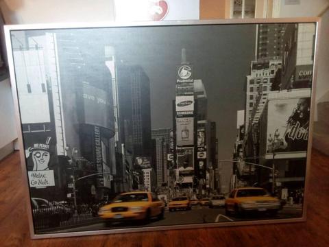 XL Large NYC Framed Art Picture like Canvas