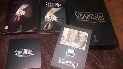 A film By Steven Spielberg schindlers list limited edition