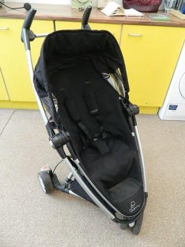 Quinny Zapp Stroller Used colour Black with rain cover