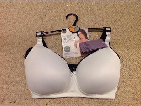 M&S brand new, maternity/nursing/feeding bras 32DD