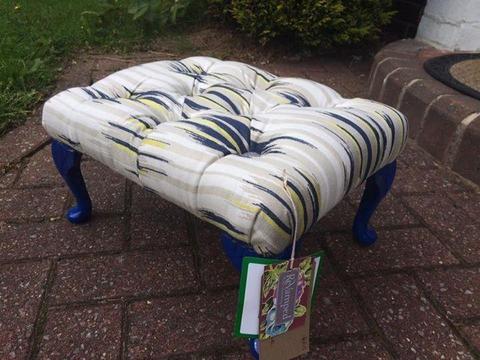 For sale revamped footstool for sale