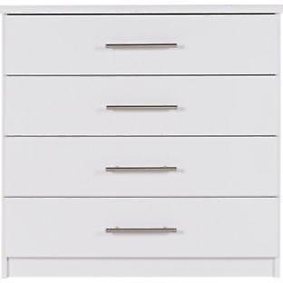 Normandy 4 Drawer Chest - White
