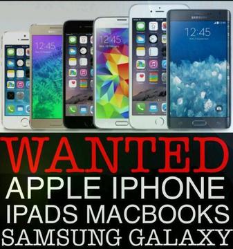 WANTED | X IPHONE 8 8 PLUS 64GB 256GB IPHONE 7 PLUS 32GB 128GB 6S 16GB SAMSUNG S8 NOTE 8 MACBOOK PRO