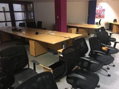 Office furniture desks and chairs from clearance
