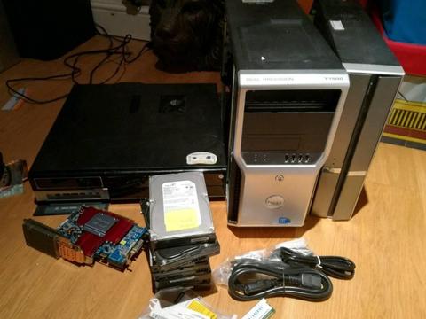 Computers and bits for spares and repair