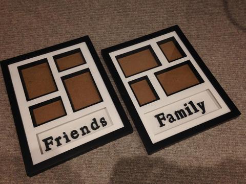 Pair of Friends & Family photo frames