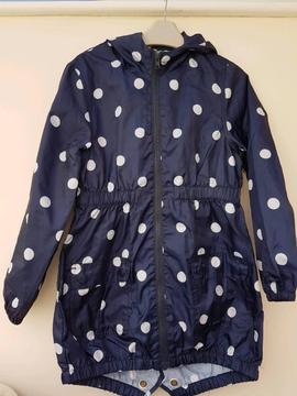 NEXT like new girls pack away coat 7-8 y