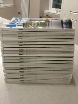 Bundle of HOMES AND INTERIORS SCOTLAND magazines