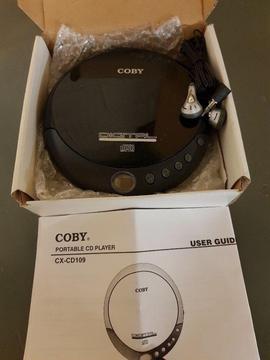 Brand new Personal cd player Coby with new batteries