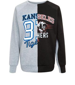 Looking For Cameo Rose Black Spliced Sweater