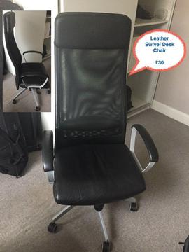 Leather Office Swivel Chair £30