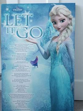 Large Disney Frozen/Elsa Canvas