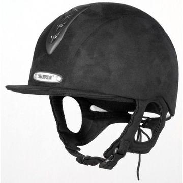 Brand new worn once black Champion riding hat Junior X-Air Plus size 7 57cm, latest model rrp 74