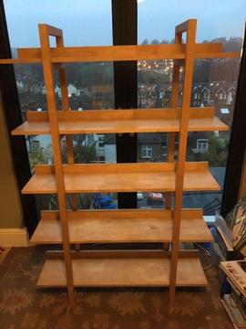 Solid wood shelving from Futon Shop. Excellent condition