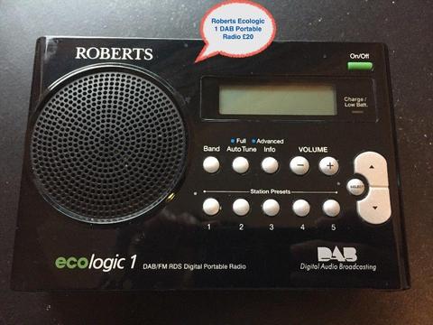Roberts Ecologic 1 DAB Portable Radio £20