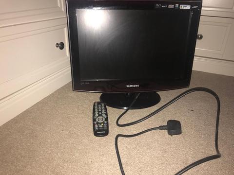 Samsung TV with remote control