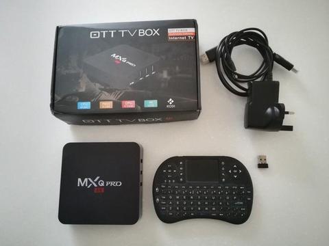 MXQ Android TV set top box 4k HD