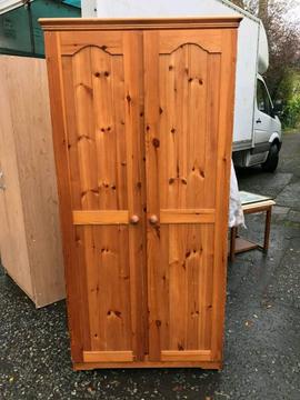 selection of double door wardrobes( £80 a piece )
