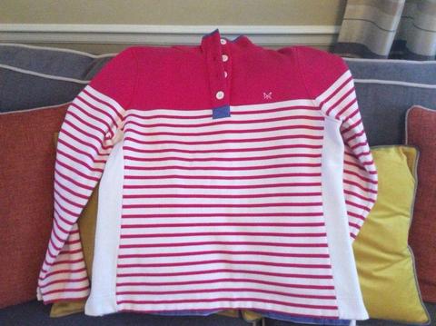 Hardly worn ladies fleece lined top by crew clothing
