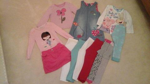 Girls Clothes Bundle Age 2-3 Years