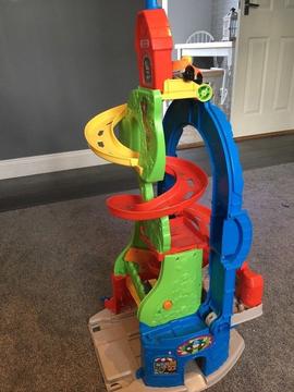 Fisher price 2 way garage with cars