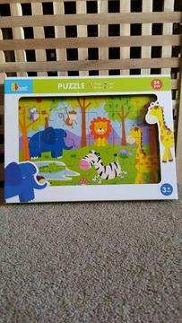 Wooden Jungle Tray Puzzle