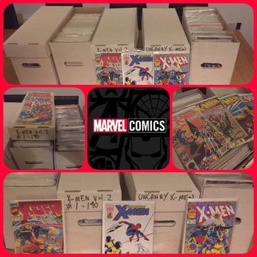 LARGE COLLECTION OF X-MEN & MARVEL COMICS