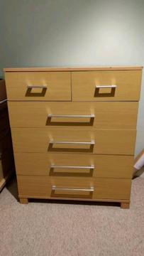 FREE to good home - chest of drawers - damaged but maybe fixable?