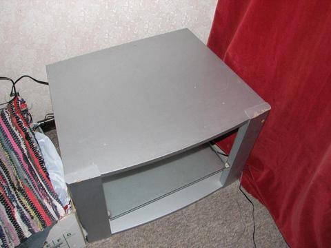 Large Grey 3 Level TV Stand