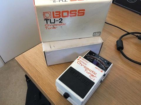Boss TU 2 chromatic tuner pedal