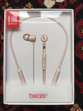 BeatsX Earphones - Matte Gold, New and sealed in the box