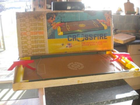 Vintage Retro 1970's Ideal Original Crossfire Game. Boxed