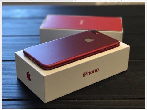 IPhone 7 Plus 256gb RED Unlocked good condition with apple warranty till March 2019