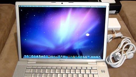 15' Silver Macbook Pro Music Production Film Production Photo Editing C2D 2.6Ghz 4GB 200GB HDD