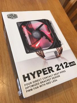 COOLER MASTER HUPER 212 LED CPU COOLER