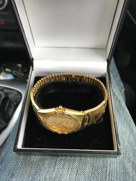 Revello men's gold watch