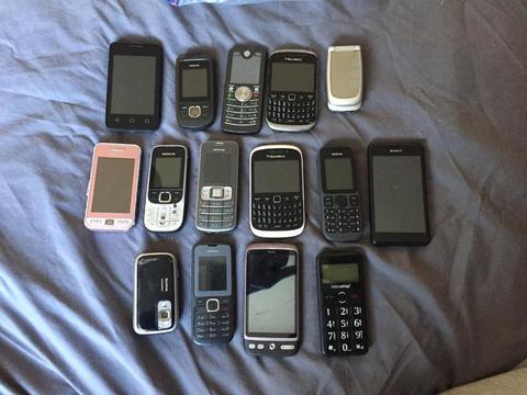 15 x mobile phones (job lot)