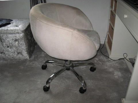 Faux Suede Office Chair