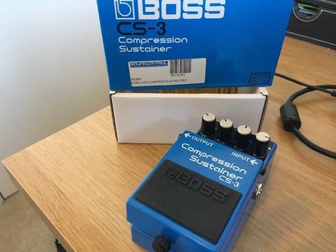 Boss cs3 compression sustainer pedal