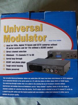 Maplin Programmable Universal Modulator VH89. Used