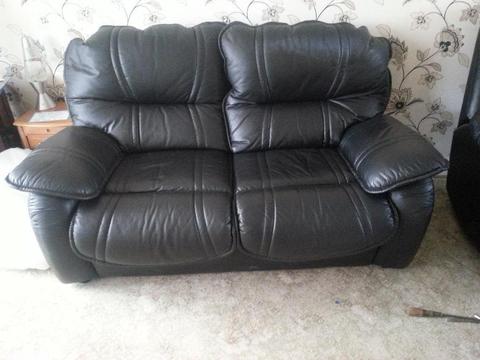 Sofa ---- Black 2 Seater
