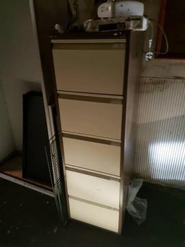5 drawer bisley filing cabinet