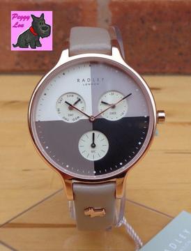 Radley RY2430 Ladies 'Abbey Woodland' Taupe Leather Chronograph Watch / NEW - RRP: £150